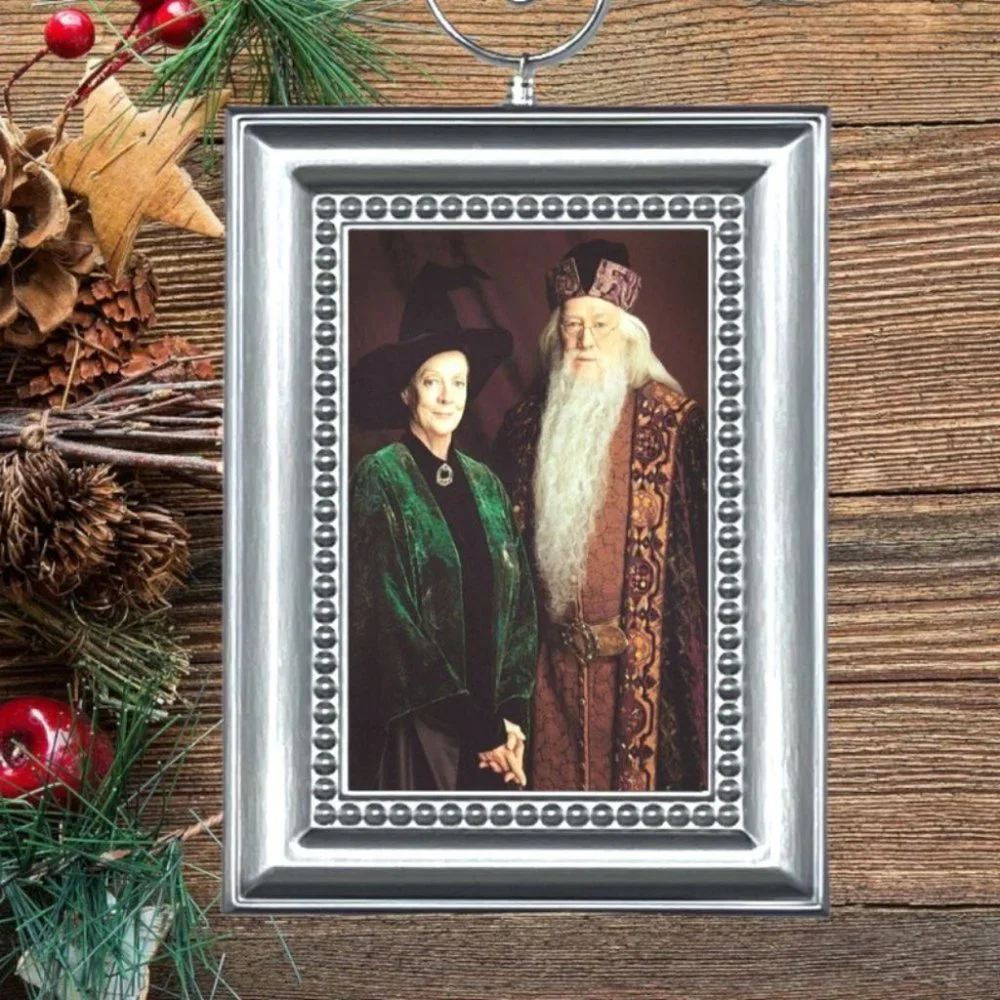 Harry Potter Professor‎ Minerva McGonagall & Albus Dumbledore Christmas Ornament